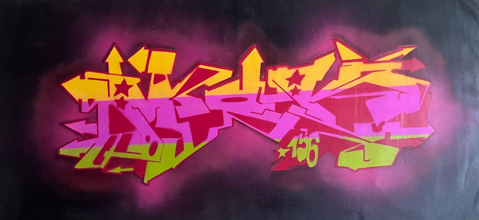 Original MOK Leinwand/ Graffiti/ Serie: Kids of the night